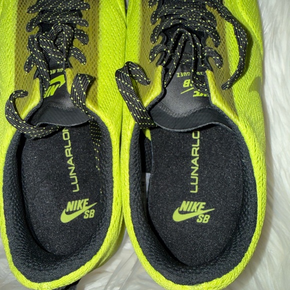 Nike Paul Rodriguez Renew Skate Neon Yellow Shoes men’s size 12 - Picture 7 of 10